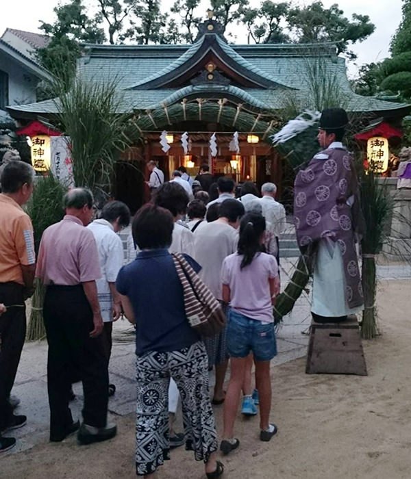 夏越大祓の模様