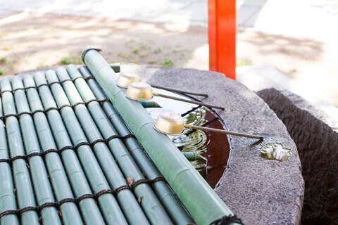 兵庫宮御旅所の手水舎